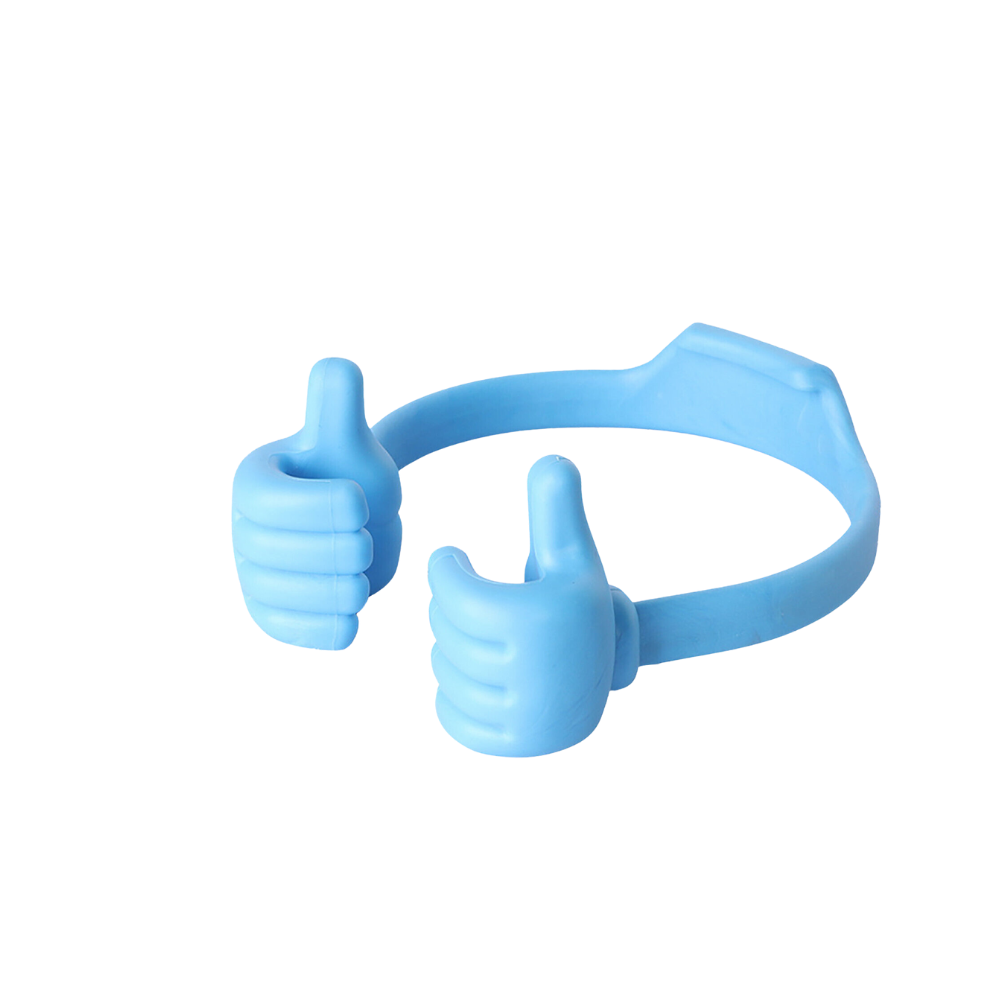 Thumbs-up Cell Phone Holder -Blue - Ozerty