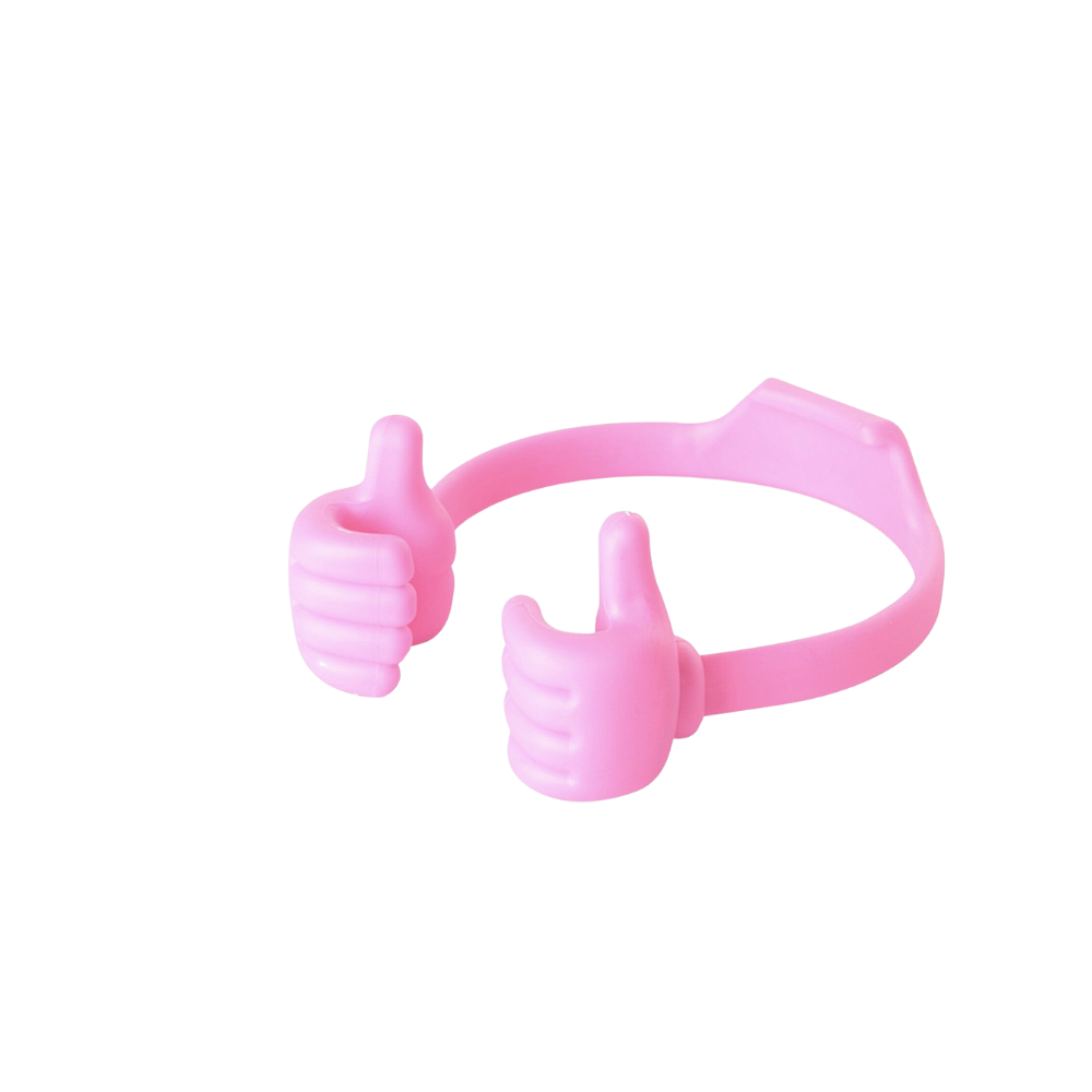 Thumbs-up Cell Phone Holder -Pink - Ozerty