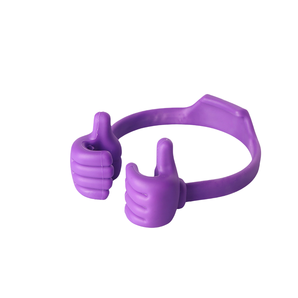 Thumbs-up Cell Phone Holder -Purple - Ozerty