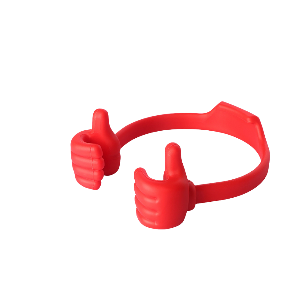 Thumbs-up Cell Phone Holder -Red - Ozerty
