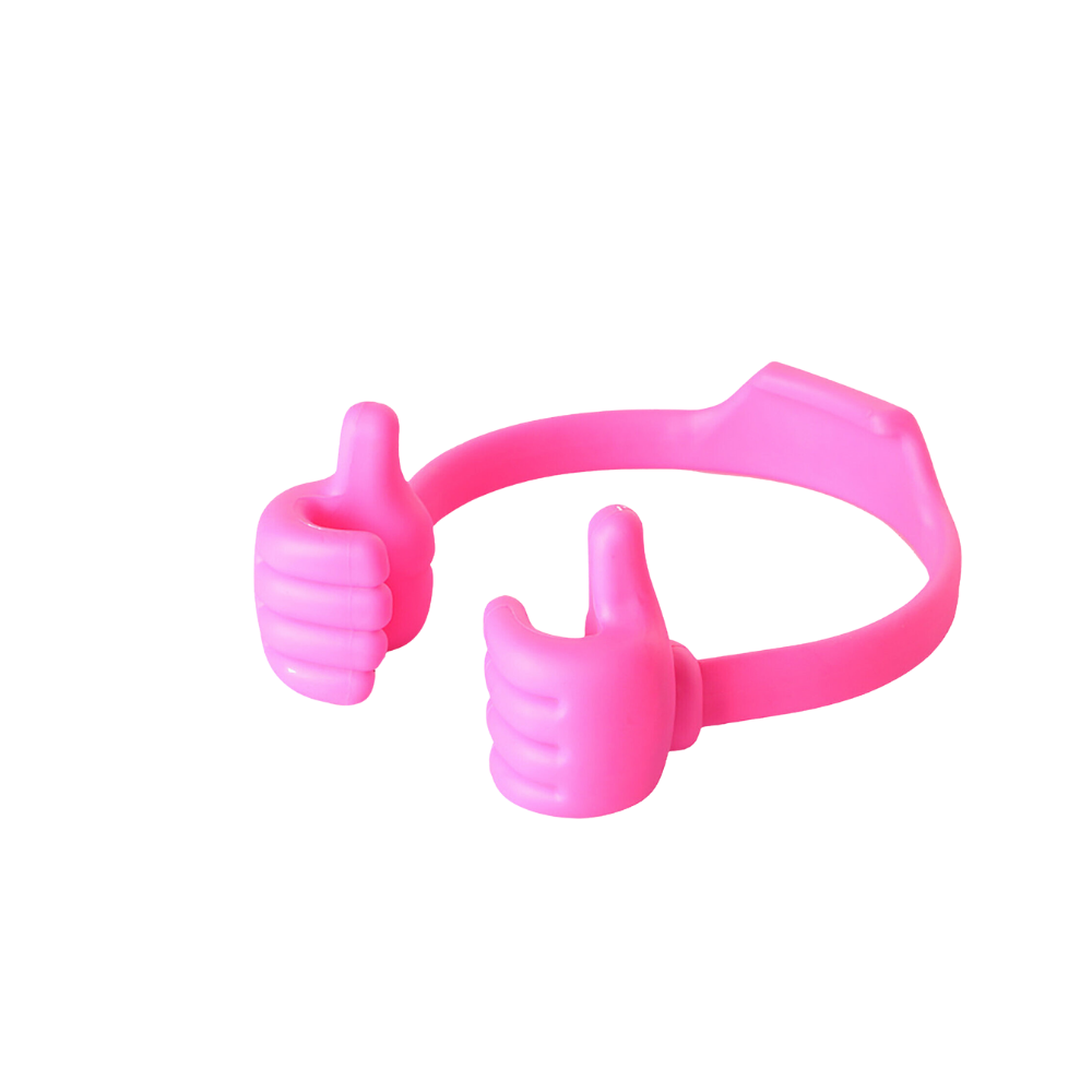 Thumbs-up Cell Phone Holder -Rose - Ozerty