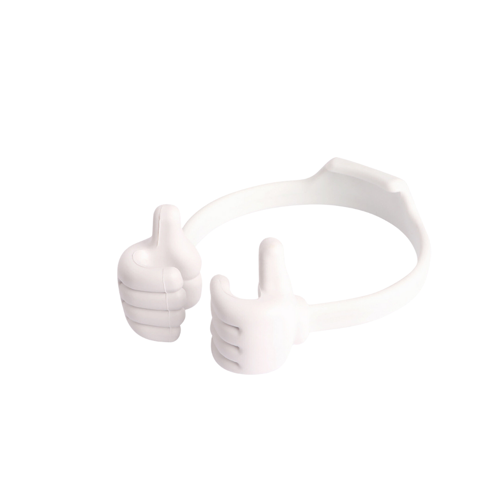 Thumbs-up Cell Phone Holder -White - Ozerty