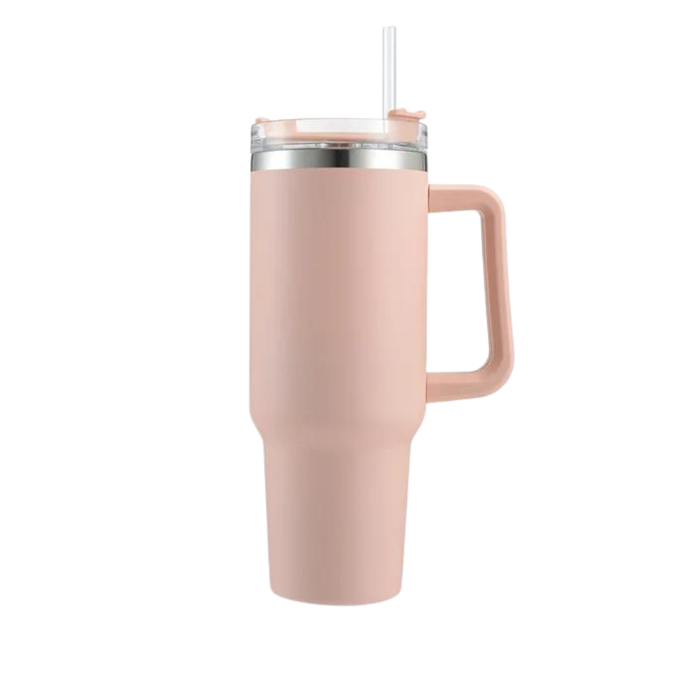 Tumbler Cup Car Large Capacity With Handle -Meat Powder - Ozerty